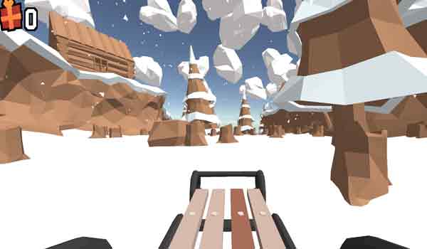 Snow Rider 3D unblocked Gameplay Screenshot